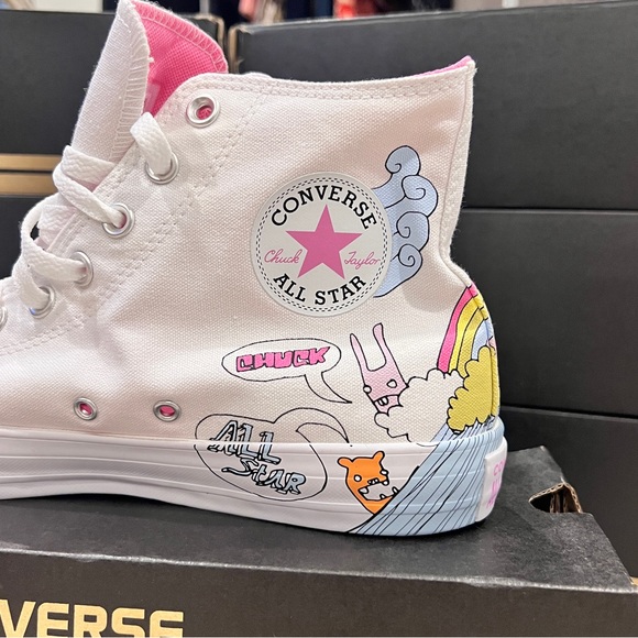 NIB CONVERSE Kith x Disney x Notebook Print Chuck Taylor All Star - Size 9M/11W - Picture 6 of 9